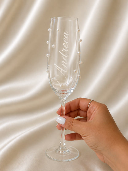 Personlised Champagne Flute