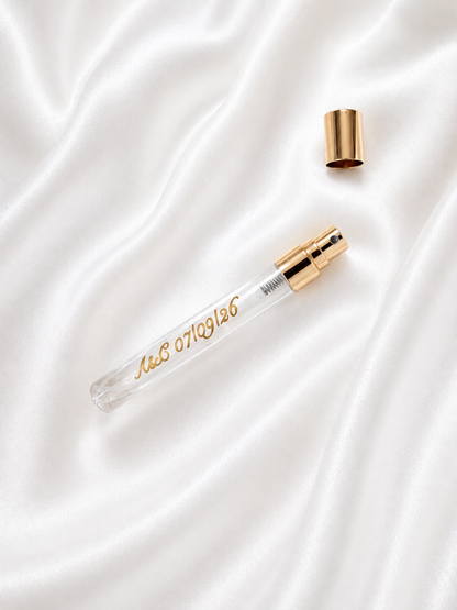 Personalised refillable perfume bottle