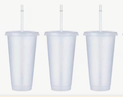 Personalised Tumbler with Straw