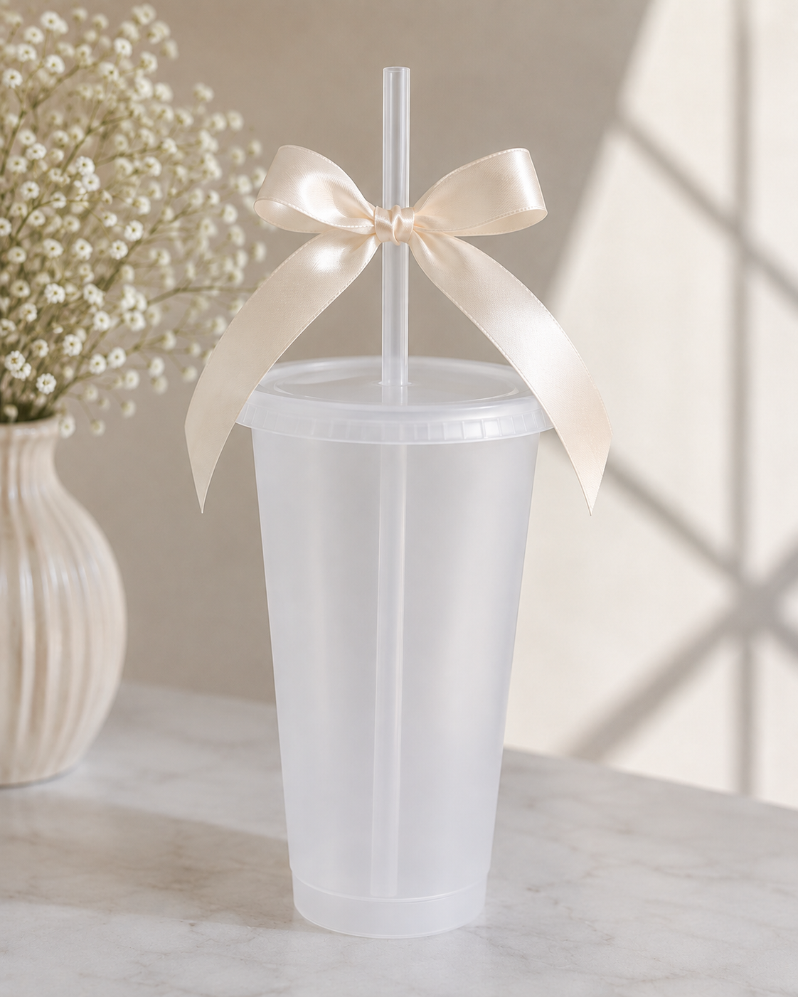 Personalised Tumbler with Straw