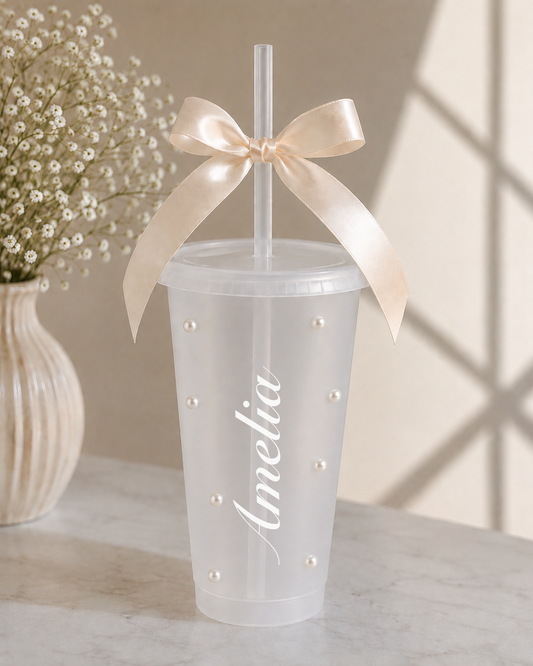 Personalised Tumbler with Straw