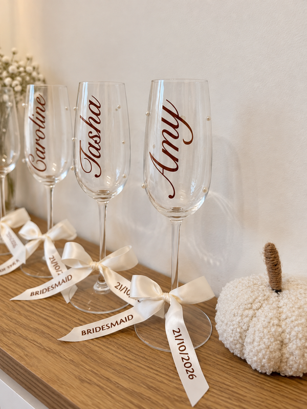 Personalised Champagne Flute